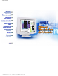 Manual Philips 109E51 Monitor