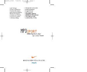 Bruksanvisning Philips PSA200 Nike Mp3 spelare