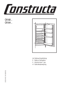 Handleiding Constructa CK60330 Koelkast