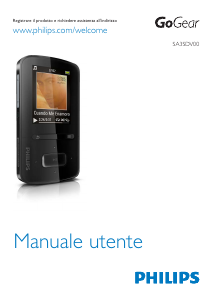 Manuale Philips SA3SDV00DN GoGear Lettore Mp3