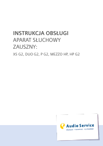 Instrukcja Audio Service XS 6 G2 Aparat słuchowy