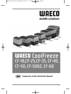 Bruksanvisning Waeco CoolFreeze CF-18 Kylbox
