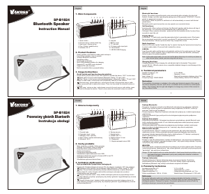 Handleiding Vakoss SP-B1824 Luidspreker