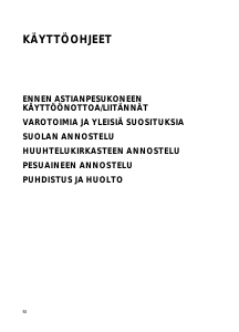 Käyttöohje Whirlpool DWH B00W Astianpesukone