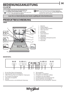 Bedienungsanleitung Whirlpool WBC 3B18 X Geschirrspüler