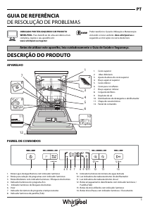 Manual Whirlpool WBC 3C26 B Máquina de lavar louça