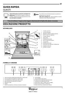 Manuale Whirlpool WBC 3C26 P X Lavastoviglie