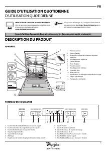 Mode d’emploi Whirlpool WBC 3C26 P X Lave-vaisselle
