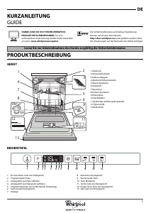 Bedienungsanleitung Whirlpool WCIO 3T333 DEF Geschirrspüler