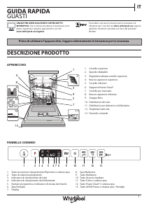 Manuale Whirlpool WCIO 3T341 PE Lavastoviglie