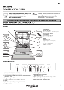 Manual de uso Whirlpool WFC 3B19 Lavavajillas