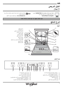 كتيب ويرلبول WFC 3B19 X غسالة صحون