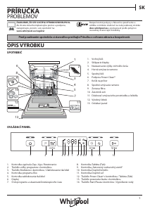 Návod Whirlpool WFC 3C22 P X Umývačka riadu
