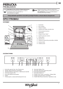 Návod Whirlpool WFC 3C23 PF X Umývačka riadu