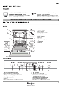 Bedienungsanleitung Whirlpool WFC 3C26 F X Geschirrspüler