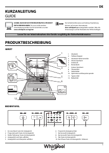 Bedienungsanleitung Whirlpool WFE 2B19 Geschirrspüler