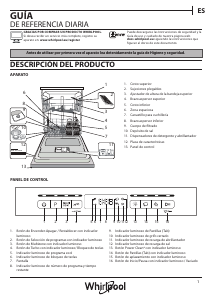 Manual de uso Whirlpool WFO 3O32 P Lavavajillas