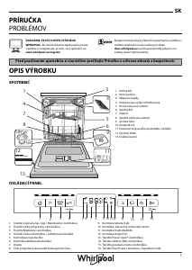 Návod Whirlpool WFO 3O33 DL X Umývačka riadu