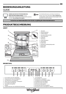 Bedienungsanleitung Whirlpool WFO 3O33 DL X Geschirrspüler