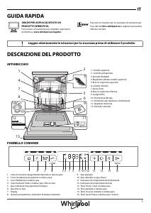Manuale Whirlpool WFO 3P23 PL X Lavastoviglie