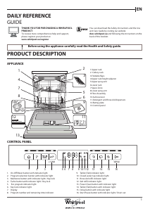 Manual Whirlpool WFO 3P23 PL X Dishwasher