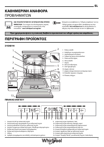 Εγχειρίδιο Whirlpool WFO 3P33 DL X UK Πλυντήριο πιάτων