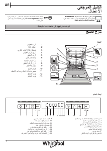 كتيب ويرلبول WFO 3T133 P 6.5 X غسالة صحون
