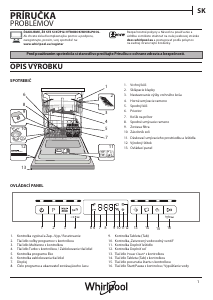 Návod Whirlpool WFO 3T223 6.5P X Umývačka riadu