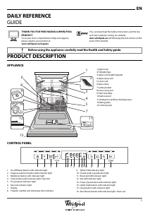 Handleiding Whirlpool WFO 3T223 6P X Vaatwasser