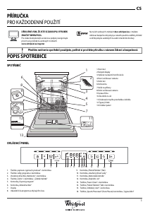 Manuál Whirlpool WFO 3T223 6P X Myčka na nádobí