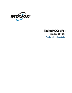 Manual Motion CFT-003 F5t Tablet