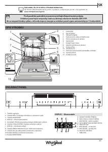 Návod Whirlpool WFP 5O41 PLG X Umývačka riadu