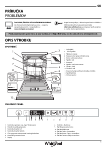 Návod Whirlpool WIC 3C24 PS F E Umývačka riadu