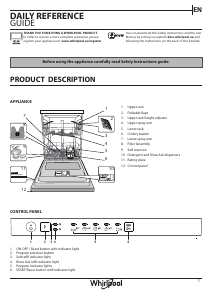 Manual Whirlpool WIE 2B19 N Dishwasher