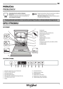 Návod Whirlpool WIO 3C23 6 E Umývačka riadu