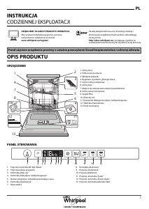 Instrukcja Whirlpool WIO 3P23 PL Zmywarka