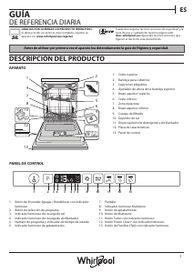 Manual de uso Whirlpool WIO 3T123 PEF Lavavajillas