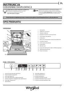 Instrukcja Whirlpool WIO 3T133 DL E S Zmywarka