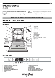 Handleiding Whirlpool WIO 3T133 DL E S Vaatwasser