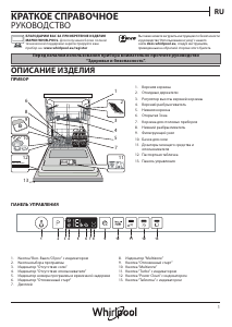 Руководство Whirlpool WIO 3T321 P Посудомоечная машина