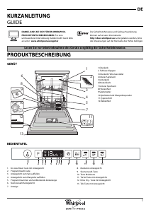 Bedienungsanleitung Whirlpool WIO 3T323 6 Geschirrspüler