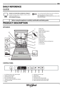 Manual Whirlpool WIO 3T332 P Dishwasher