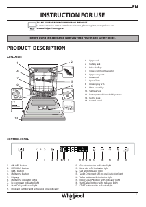 Manual Whirlpool WIP 4O32 PF E Dishwasher