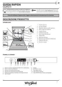 Manuale Whirlpool WIS 5010 Lavastoviglie