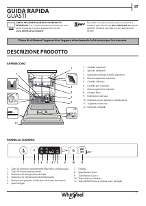 Manuale Whirlpool WIS 5020 Lavastoviglie