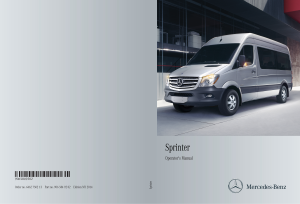 Handleiding Mercedes-Benz Sprinter (2014)