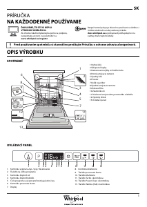 Návod Whirlpool WKIO 3T123 6P Umývačka riadu