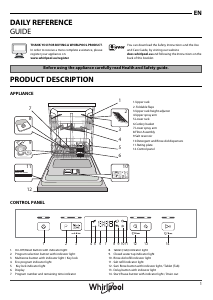 Manual Whirlpool WRFC 3C26 Dishwasher
