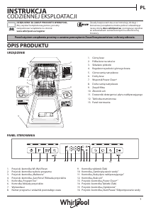Instrukcja Whirlpool WSFO 3O34 PF Zmywarka