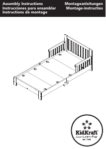 Manual de uso KidKraft 76244 Houston Estructura de cama